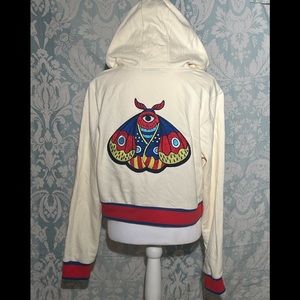 COPY - ADIDAS crop womens moth eye hoodie